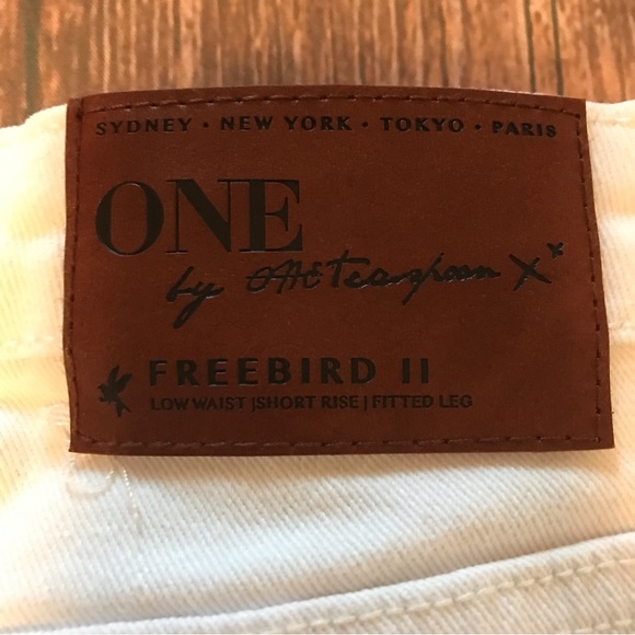 One Teaspoon Distressed Cropped Jeans Size 27 - Picture 8 of 8